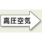 JIS配管識別方向矢印ステッカー(10枚1組)