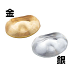 硝子豆箸置 金(W08816)