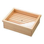 ネタ箱・かぶせ蓋/目皿 ステンレスバット付 小(W10343)