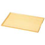 白木長角トレイ 薄型 小(W15420)