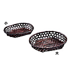 溜塗小判篭 大(W22104)