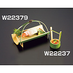 柄付大皿(ゲス付) 若竹(W22379)