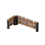 ミニ黒竹垣根 (W25190)