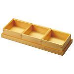 木和美 長角三ツ切セット(蓋なし)(W27071)