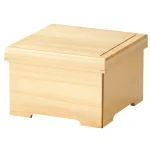 檜・開き二段弁当 【受注生産品】(W27176)