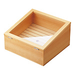 ネタ箱傾斜型 目皿・アクリル蓋付 (W35586)