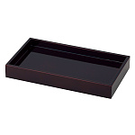 創・長角盛皿 溜塗(W38517)