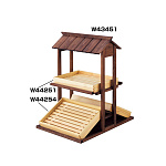 卓上演出販売台 両面(本体のみ)数奇屋塗 (W43451)