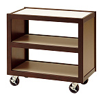 エコノミーサービスワゴン ブラウン(W45328)