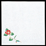 5寸グルメ敷紙 (100枚入) 椿 (W64774)