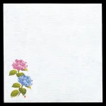 5寸グルメ敷紙 (100枚入) 紫陽花(W64775)