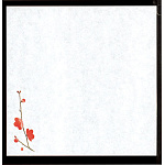 四季耐油天紙(小)(100枚入) 梅(W64914)