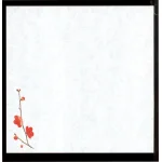 四季耐油天紙(小)(100枚入) 梅(W64914)