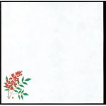 四季耐油天紙(小)(100枚入) 南天(W64919)