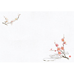 尺1お手元まっと 花景色 (100枚入) 梅(W64961)