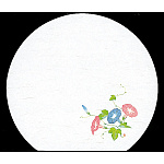 尺3半月雲竜和紙懐石まっと 四季(50枚入) 朝顔(W65062)