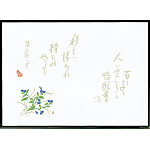 尺4無蛍光紙懐石まっと 万葉(100枚入) 露草(W65065)