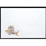 尺3雲竜和紙懐石まっと 枯淡 (100枚入) 松茸と栗(W65208)