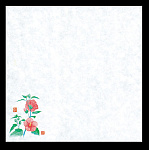 四季耐油天紙(小)(100枚入) 芙蓉(W65481)