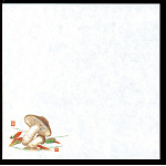 四季耐油天紙(小)(100枚入) 松茸(W65482)