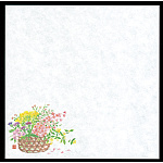 4寸花摘み篭耐油天紙 4寸(100枚入) 陽春(W65551)