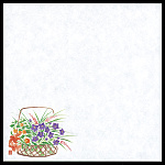 4寸花摘み篭耐油天紙 4寸(100枚入) 初秋(W65554)