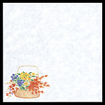 4寸花摘み篭耐油天紙 4寸(100枚入) 錦秋(W65556)