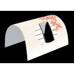 月見窓ドーム掛紙 (100枚入) 赤もみじ(W66234)