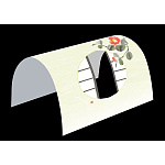 月見窓ドーム掛紙 (100枚入) 椿(W66235)