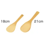 竹・塗杓子 18cm(W08154)