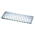 クリスタル切子プレート のぞき無し(W08519)