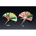 水引友禅扇(楊枝付) 松竹梅(W25754)