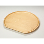 栃・尺3半月膳(クリア) (W38020)