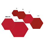 六角塗り板 大(W39051)