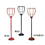 ぼんぼりスタンド※40W白熱灯×1 朱(大)(W58325)