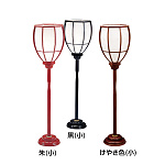 ぼんぼりスタンド※40W白熱灯×1 朱(小)(W58327)