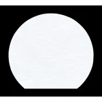 尺3半月懐石まっと (100枚入) 白色(W65910)