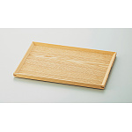 木製ノンスリップマルチトレイ クリアー 中(W15555)