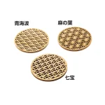 ひのき細密コースター 七宝(EXP塗装付)(W16258)