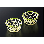 樹脂 豆篭 緑 50個入 (W26678)