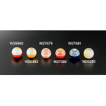 手まり型珍味入 赤(W26992)