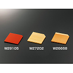 隅切板 朱塗(W29105)