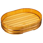 椹・小判盛器(目皿付)大 (W31131)