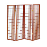 和風衝立 4連 ひかり(W50371)