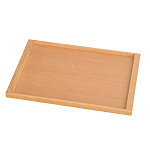 持ち手付トレー ナチュラル L(W51018)