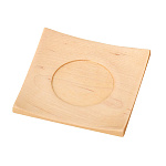 木製ミニ茶托 メープル(W51031)