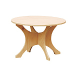 HP ラウンドディスプレイ什器(無塗装) 中(W55851)