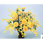 光触媒 人工観葉植物 造花 ゴールドエース (高さ55cm)