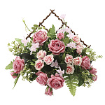 光触媒 人工観葉植物 造花 壁掛けモネ―ル (高さ28cm)