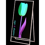 バリウススタンド看板 アルミ複合板タイプ ブラック 片面タイプ 900×1800 (BVASKAP-900X1800K)